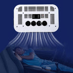 GENERIC Climatiseur De Toit CC Pour Camping-car, Camion Et Camping-car Avec Télécommande Et Affichage De La Température, Refroidissement Efficace Ultra Silencieux, Compatible 48 V/60 V/72 V