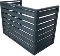GENERIC Mini Housse De Climatiseur Divisée En Aluminium Et Abri De Pompe à Chaleur Pour Unité De Réduction Du Bruit Extérieur Gris Pour Unités Extérieures Et Support De Plantes Résistant Aux Intempéries