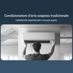 Genérico Ventilateur Avec Climatiseur - Refroidisseur D'ambiance Sans Fil, Ventilateur D'air De Table, Ventilateur Brumisateur Rechargeable, Refroidisseur Mural | De Refroidissement Rap