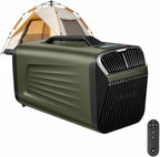  Climatiseur Mobile Portable 5200 BTU, 400W Climatiseur De Tente Avec Compresseur, Refroidissement Rapide Et Mode Nuit, Déshumidificateur Ventilateur Pour Camping, Van, RV Et Petit Espace