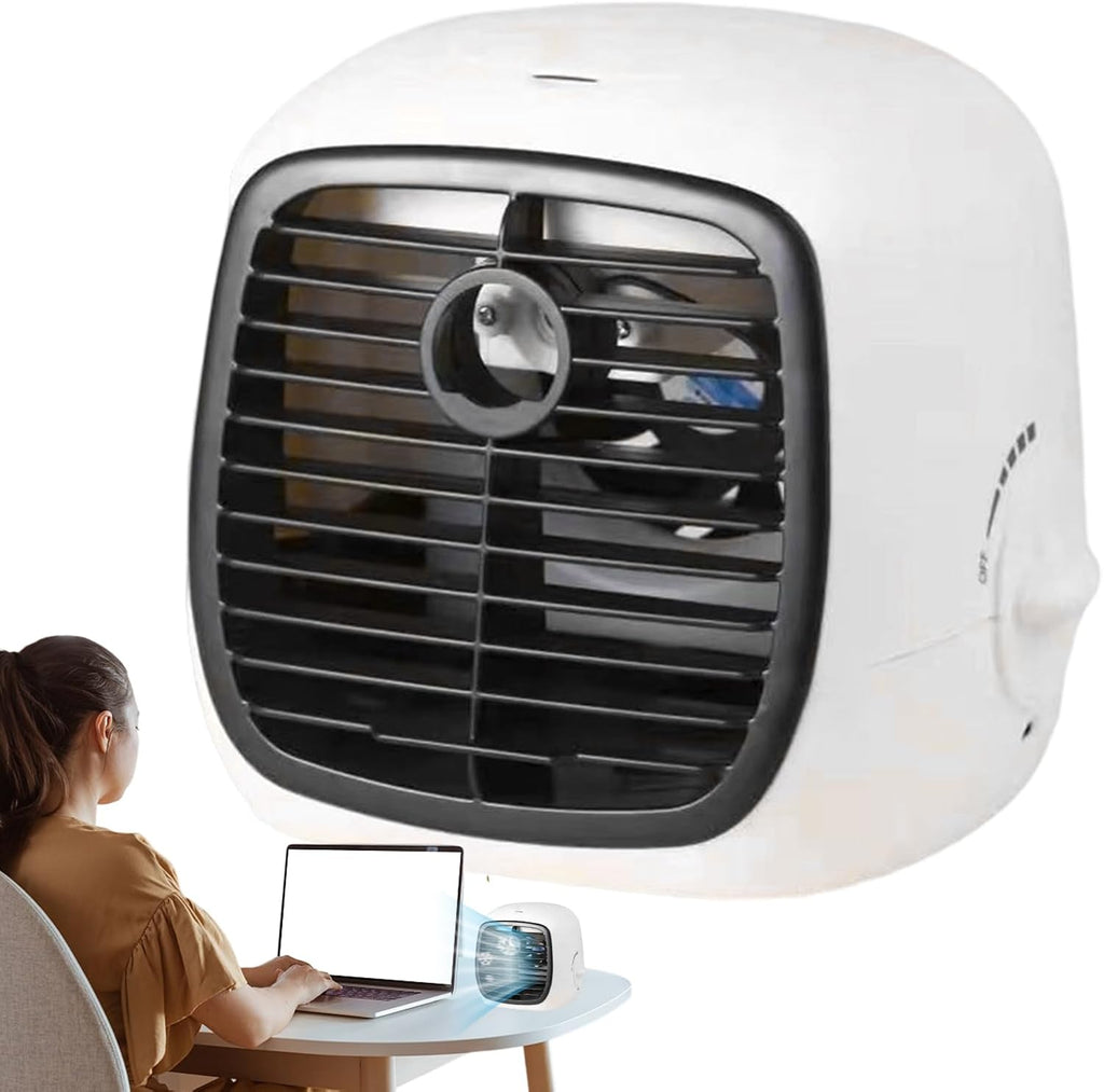  Climatiseurs Portatifs,Humidificateur Évaporatif De Bureau - Appareil De Refroidissement USB Portable Pour Voyage, Extérieur Et Camping