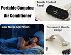  Climatiseur Portable, Climatiseur De Camping Réversible, Température De Refroidissement : 16–32 °C, Surface Couverte : 8–10 M², Idéal Pour Tentes, Camions, Voitures, Camping-cars Et Vans Aménagés.