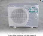  Housse De Climatiseur Extérieur, Bâche Anti Pluie Avec Ventilation Couverture Plus Épaisse Imperméable Anti Poussière Neige Utiliser Climatiseur Sans Enlever Couverture (1.5p), Polyester, Argent