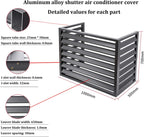 GENERIC Bâche De Protection Robuste Et Imperméable Pour Climatiseur De Fenêtre - Protection Contre La Poussière Et La Poussière - En Aluminium