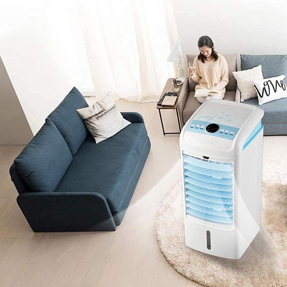  Climatiseur Portable, Rafraîchisseur D'air Mobile, Climatisation Ultra-silencieuse Avec Télécommande, Format Tour, Idéal Pour La Maison, La Chambre, La Résidence étudiante Ou Le Bu