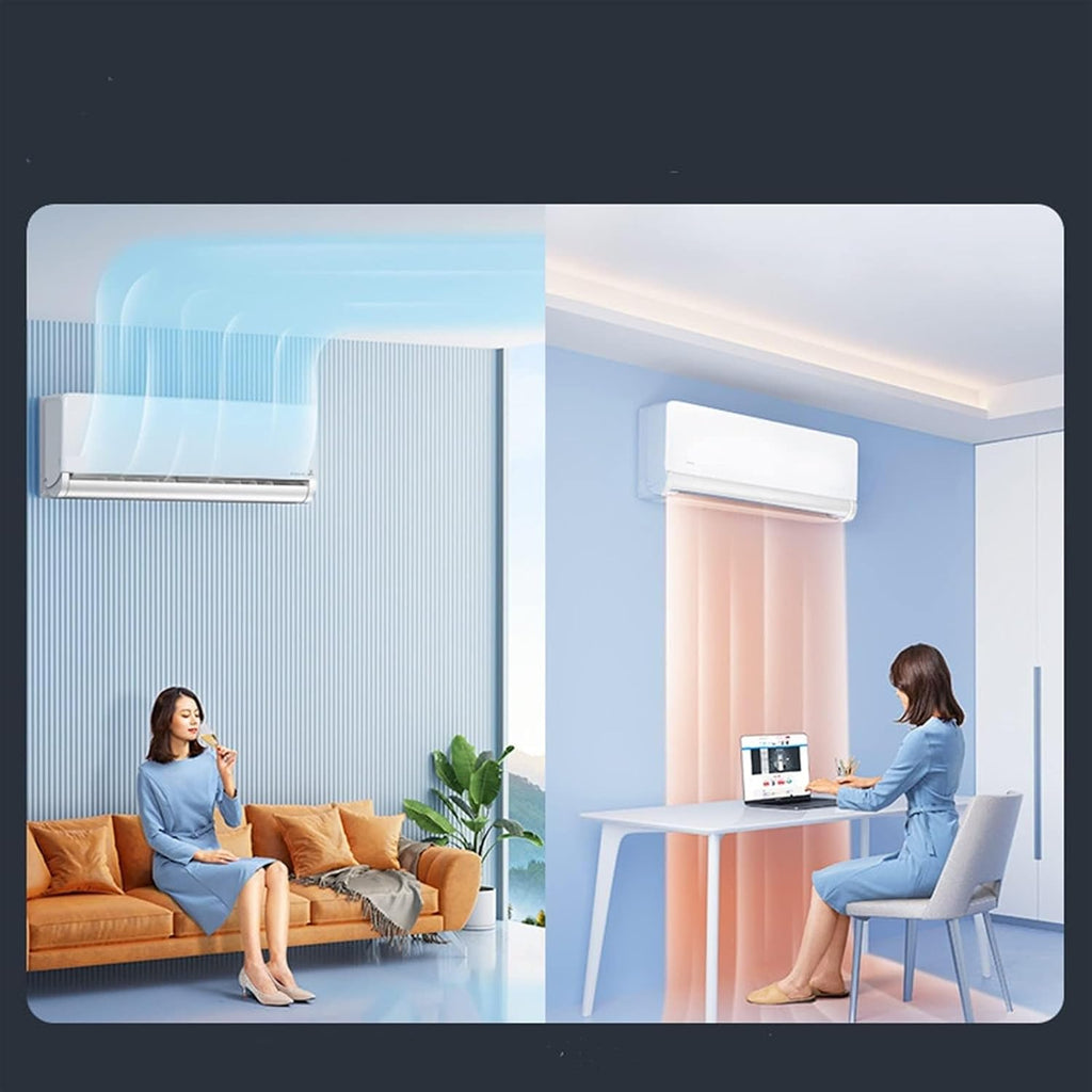 GENERIC Climatiseur Portable - Système Mural Divisé Pour Le Refroidissement Et Le Chauffage, économe En énergie, Fonctionnement Silencieux - Idéal Pour Caravane, Chambre, Bureau, Petits Espaces