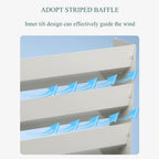 GENERIC Housse De Protection Pour Climatiseur Extérieur - Pour Pompe à Chaleur - 60 X 60 Cm - Protection Contre Les Intempéries Et L'efficacité énergétique