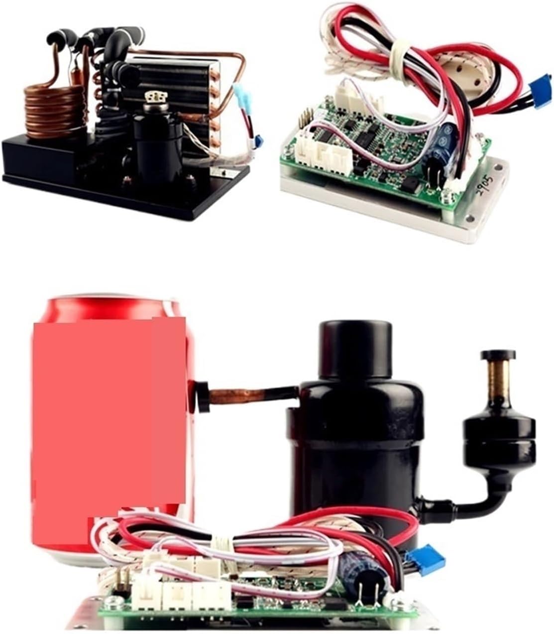  Climatiseur CC Refroidisseur Compact à Fil De Cuivre 48 V CC De Qualité Professionnelle, Capacité De Refroidissement De 130 W, Utilisant Le Réfrigérant R134a