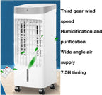  Climatiseur Mobile Portable 10000BTU, 3 Vitesses, Minuterie 7.5h Timer, Affichage LED Télécommande, Classe A Classe A Économie D'énergie