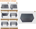 GENERIC Bâche De Protection Robuste Et Imperméable Pour Climatiseur De Fenêtre - Protection Contre La Poussière Et La Poussière - En Aluminium
