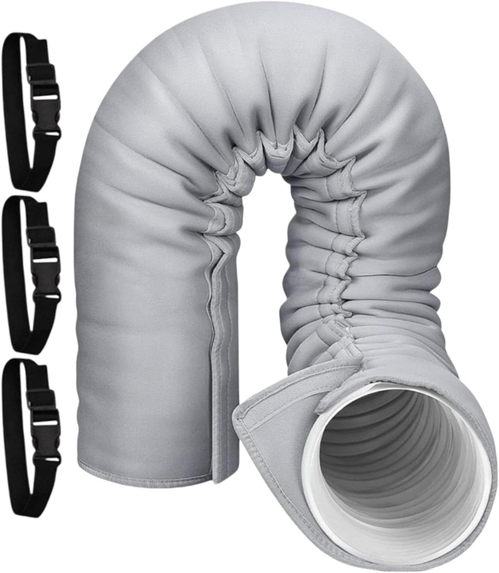  Manchon De Tube Isolé – Manchon D'isolation Pour Tuyau AC Portable | Enveloppement Thermique Pour éviter La Perte De Température, Disposition De Protection Thermique Solide Et Lisse