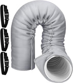  Manchon De Tube Isolé – Manchon D'isolation Pour Tuyau AC Portable | Enveloppement Thermique Pour éviter La Perte De Température, Disposition De Protection Thermique Solide Et Lisse
