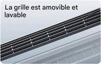  Ventilateur Climatiseur - Ventilateur Climatiseur Portable,Rafraîchisseur D'Espace à Recharge Sans Fil Trois Vitesses Pour Maison Bureau Camping Voyage