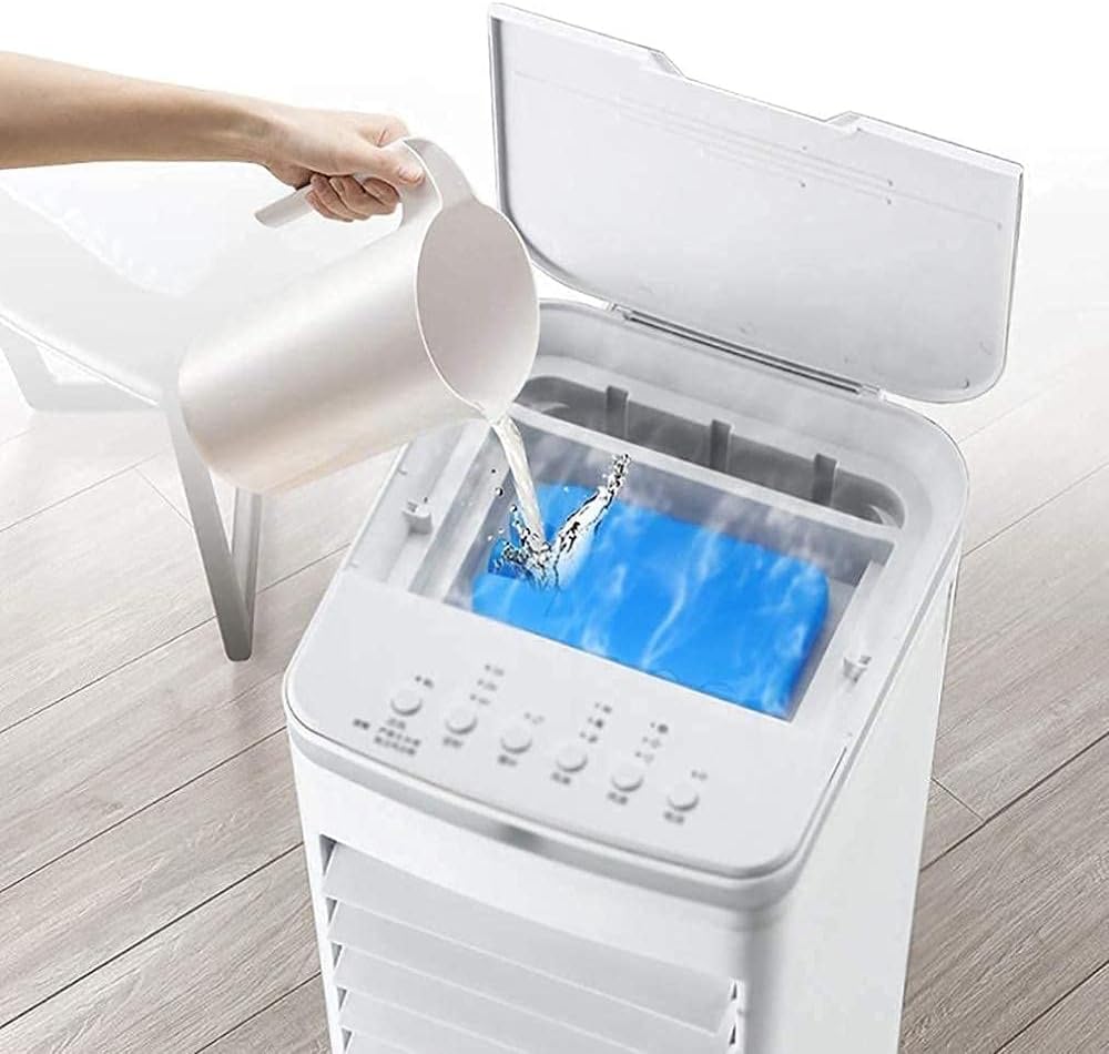  Climatiseur Portable 3 En 1 Refroidisseur D'espace Mobile, Ventilateur De Tour De Climatisation Super Silencieux Pour La Maison, Chambre à Coucher, Bureau, Idéal Pour Le Refroidissement Et Le Confort