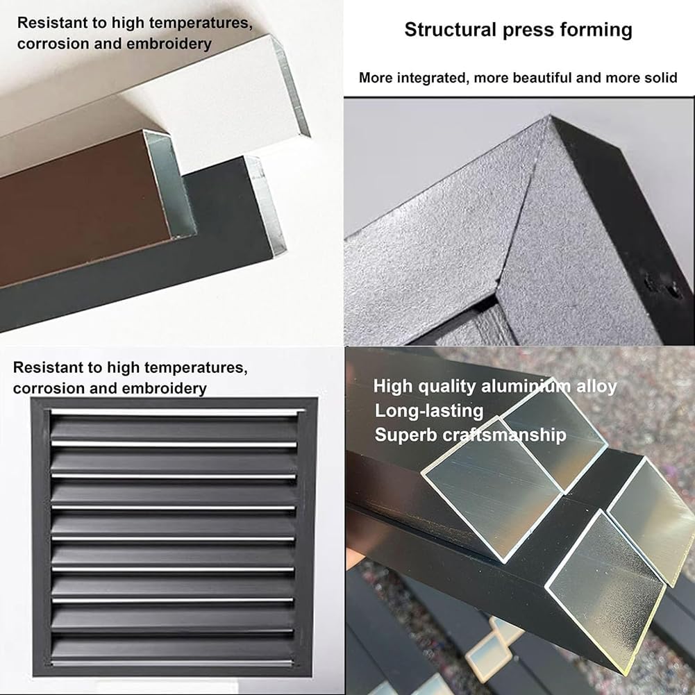 GENERIC Housse De Protection En Aluminium Pour Climatiseur à 3 Panneaux, Réduction Du Bruit, Résistante Aux Intempéries, 110 X 80 X 60 Cm, Marron – Parfaite Pour Pompes à Chaleur