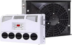 GENERIC Kit De Climatiseur Pour Camping-car, Système De Stationnement Divisé Avec Volume D'air De 450 M³/h, Refroidissement Rapide Et Silencieux Pour Camping-car, Bus, Caravane, Camions Lourds
