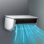  Ventilateur Rafraîchissant Ac Pour Pièce - Ventilateur Rafraîchissant Climatiseur - Rafraîchisseur D'Espace à Trois Vitesses Avec Recharge Sans Fil Pour Intérieur Extérieur Salle De Bains