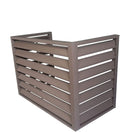 Housse De Protection En Aluminium Pour Climatiseur D'extérieur - Protection Complète Pour Pompe à Chaleur - Pour Les Unités Extérieures - Matériau Résistant Aux Intempéries - Marron - Utilisation En