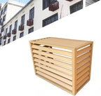  1.5P Climatiseur Mural Aluminium Composite Caisson Anti Bruit Pompe A Chaleur Support Climatiseur Exterieur Cache Clim,Étanche À La Poussière Et À L'eau Pour Intérieur Extérieur Support