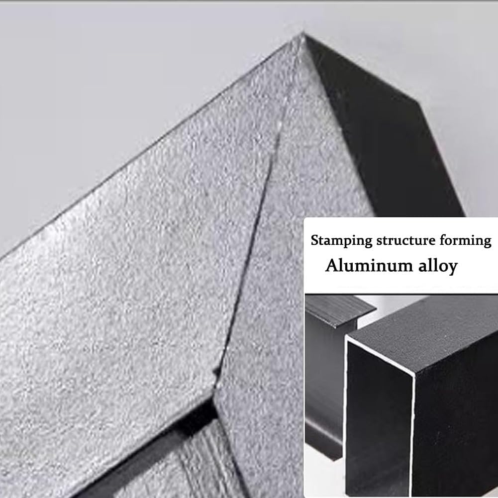  Housse De Protection En Aluminium Pour Climatiseur Extérieur, écran Décoratif Pour Climatiseur, Résistant Aux Intempéries, Gris, 110 X 60 X 80 Cm