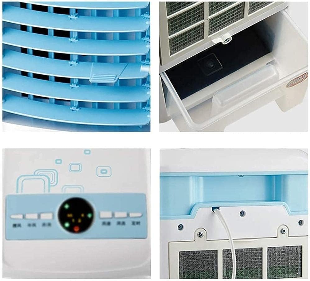  Climatiseur Portable, Rafraîchisseur D'air Mobile, Climatisation Ultra-silencieuse Avec Télécommande, Format Tour, Idéal Pour La Maison, La Chambre, La Résidence étudiante Ou Le Bu