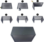  Écran De Clôture Pour Climatiseur, Housses Pour Climatiseur Extérieur, Cache-climatiseur, étagère De Rangement Pour Présentoir De Plantes D'extérieur, Housse De Protection Pour Condenseur Ex
