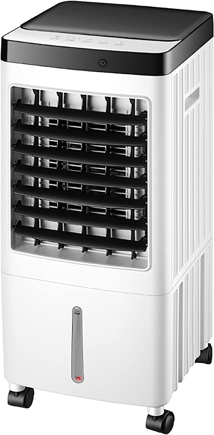 GENERIC Refroidisseur D'air Portable Sans Tuyau 10L Réservoir D'eau Ventless Evaporative Refroidisseur Avec 3 Vitesses, Temporiseur Et Fonction D'aronde Unité De Climatisation Silencieuse Pour La Chambre à Do