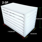 Couvercle De Climatiseur Extérieur En Aluminium, Boîte D'isolation De Pompe à Chaleur, Bloc De Protection De Climatiseur Extérieur, Couvercle De Seau Extérieur Pour Une Utilisation En Extérieur ( Colo