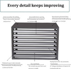  Housse De Climatiseur D'extérieur En Aluminium Résistant Aux Intempéries – Bouclier Décoratif Pour Unités AC Et Poubelles – Protection Pour équipement Et Unités D'extérieur