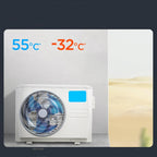 GENERIC Climatiseur Portable - Système Mural Divisé Pour Le Refroidissement Et Le Chauffage, économe En énergie, Fonctionnement Silencieux - Idéal Pour Caravane, Chambre, Bureau, Petits Espaces