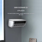 Genérico Ventilateur Avec Climatiseur - Refroidisseur D'ambiance Sans Fil, Ventilateur D'air De Table, Ventilateur Brumisateur Rechargeable, Refroidisseur Mural | De Refroidissement Rap