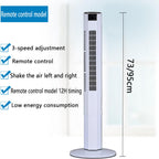 GENERIC Ventilateur De Tour Portable Avec Télécommande, 60° Circulateur D'air Oscillant, Ventilateur De Refroidissement Silencieux Pour Le Bureau à Domicile, Affichage LED, 3 Vitesses, Minuterie 12H, Concepti