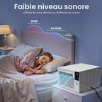  Refroidisseur Mobile, 280 W, Climatiseur Avec Tuyau D'évacuation, Climatiseur Compact Mobile Avec Fonction Minuterie, Pour Maison, Chambre, Bureau, 41,5 X 28,3 X 20,5 Cm