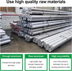  Housse De Protection En Aluminium Pour Climatiseur Extérieur - Pour Pompes à Chaleur 1,5P/2 ~ 3P/5P - Résistante Aux Intempéries - Protection En Feuille Pour Unités Extérieures (blanc, 110 X 60 X 80