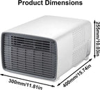 GENERIC Climatiseur Portable, Unité De Bruit Faible De Refroidissement Rapide Pour La Cuisine De Chambre à Coucher Location De Maison Dortoir