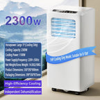  Climatiseur Portable, WiFi App Control, Ventilateur De Refroidissement évaporatif Avec Télécommande, Minuterie 24H, Déshumidificateur Pour Bureau De Chambre à Coucher, Unité Mobile De Climatisation E