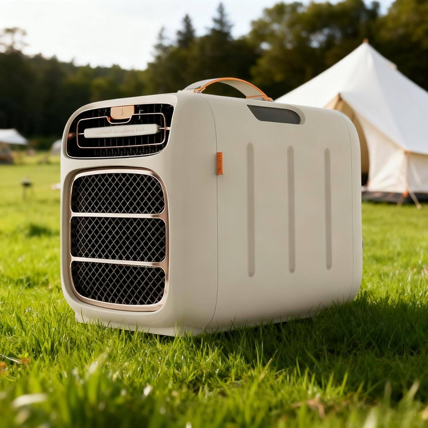  Climatiseur Portable, Climatiseur De Camping Réversible, Température De Refroidissement : 16–32 °C, Surface Couverte : 8–10 M², Idéal Pour Tentes, Camions, Voitures, Camping-cars Et Vans Aménagés.