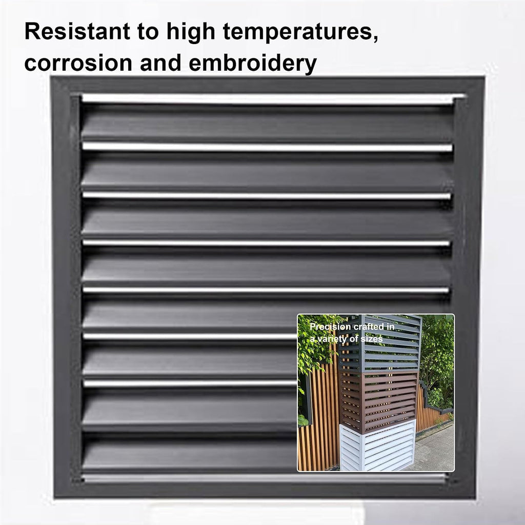  Housse De Climatiseur D'extérieur – Protection En Aluminium étanche à La Poussière Pour Mini Systèmes Divisés – Réduction Du Bruit – Utilisation Extérieure Résistante Aux Intempéries