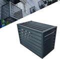  1.5P Climatiseur Mural Aluminium Composite Caisson Anti Bruit Pompe A Chaleur Support Climatiseur Exterieur Cache Clim,Étanche À La Poussière Et À L'eau Pour Intérieur Extérieur Support
