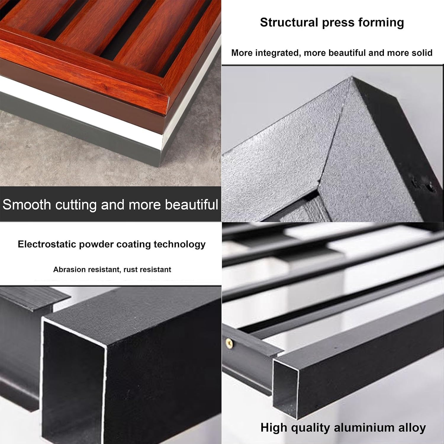 GENERIC Couvercle En Aluminium Robuste Pour Climatiseur – Clôture Antivol Pour Climatiseur, Réduction Du Bruit, Protection élégante Pour Radiateur Pour Cacher L'unité De Climatisation, Design Résistant Aux