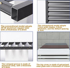GENERIC Mini Housse De Climatiseur En Aluminium Résistant Aux Intempéries – Élégant Bouclier Ionique Et Cache De Clôture Pour Une Utilisation En Intérieur/extérieur