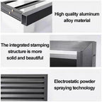 GENERIC Housse En Aluminium Pour Climatiseur Et Clôture D'intimité – Grille De Protection Extérieure Pour Condensateurs Et Pompes à Chaleur – Design Résistant Aux Intempéries