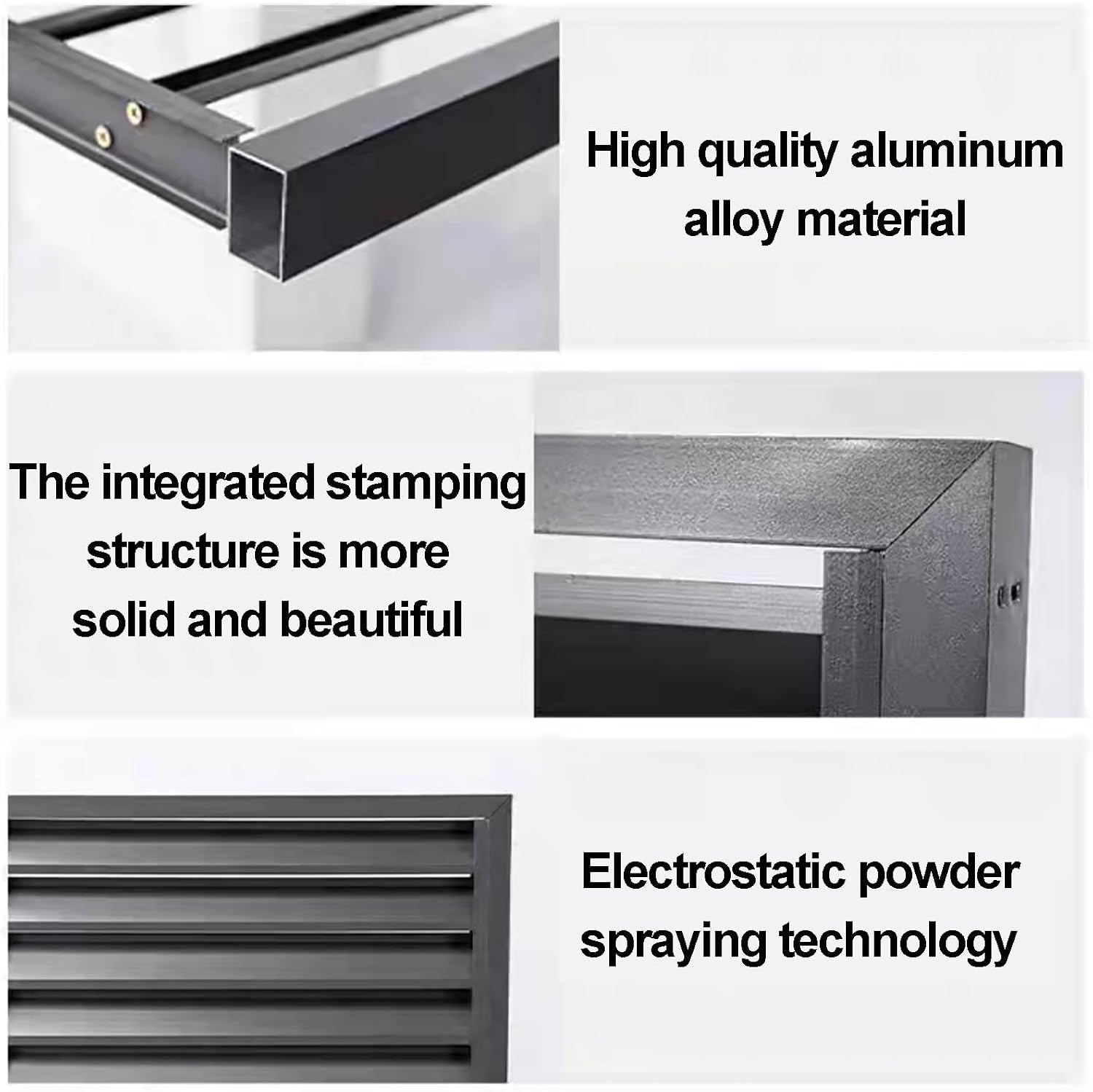 GENERIC Housse En Aluminium Pour Climatiseur Et Clôture D'intimité – Grille De Protection Extérieure Pour Condensateurs Et Pompes à Chaleur – Design Résistant Aux Intempéries