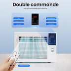  Refroidisseur Mobile, 280 W, Climatiseur Avec Tuyau D'évacuation, Climatiseur Compact Mobile Avec Fonction Minuterie, Pour Maison, Chambre, Bureau, 41,5 X 28,3 X 20,5 Cm