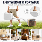 Climatiseur Portable 5000 BTU, Climatiseur Camping 1.5m | Structure Split Silencieux, Mini Climatiseur Chambre Bureau Avec Tuyau 1m/1.5m/2m Optionnel, Minuterie 12H Sans Eau