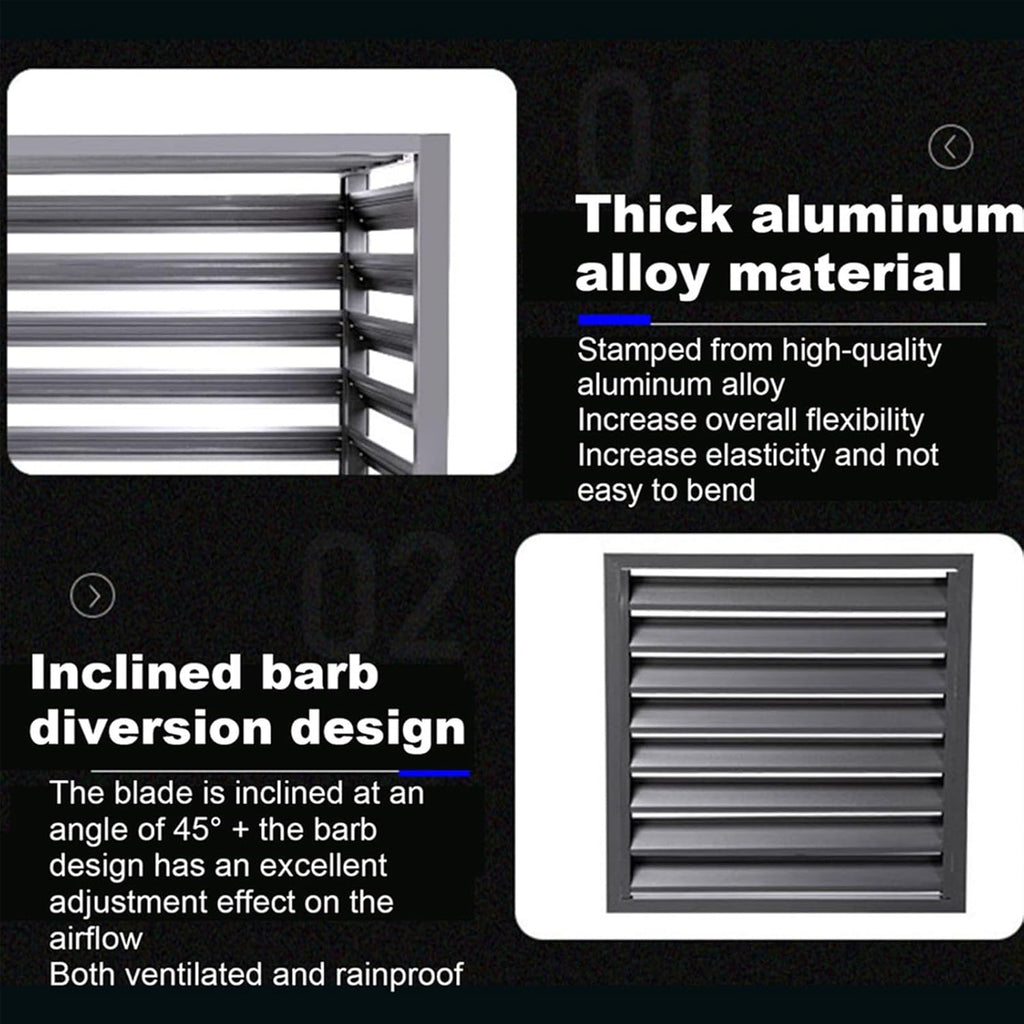 GENERIC Déflecteur De Climatiseur Pour Unités De Fenêtre - Résistant à La Poussière Et à L'eau - Housse De Protection Extérieure Pour Intérieur Et Extérieur (toit Plat Blanc)