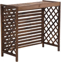 GENERIC Housse De Protection Pour Climatiseur Extérieur Et Pompe à Chaleur – Séparateur De Clôture En Bois Massif, Boîtier De Poubelle, Support De Fleur, Grilles De Protection Pour Unités AC, Taille Unique