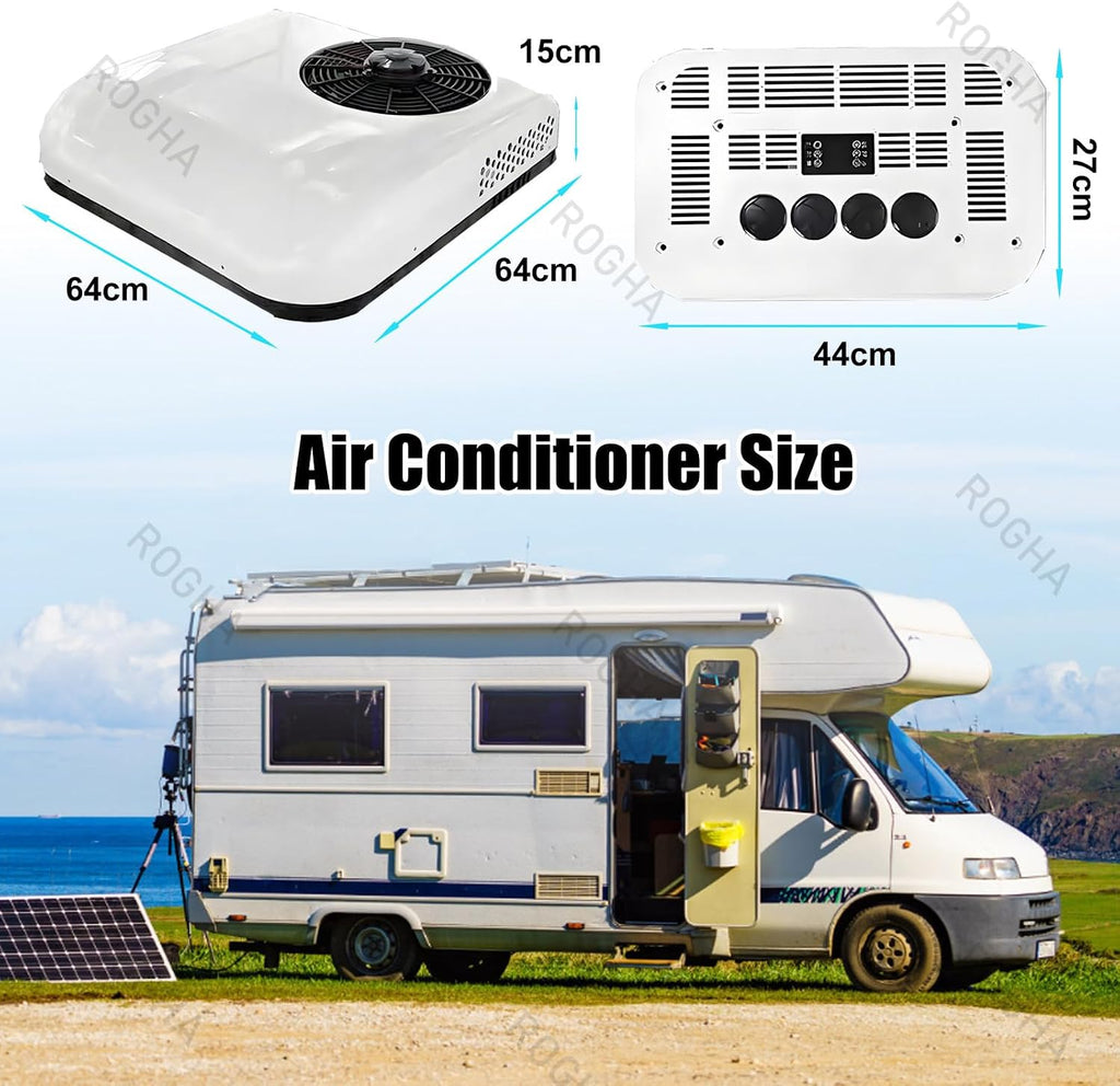 GENERIC Climatiseur électrique à Refroidissement Rapide Pour Camping-cars Et Camionnettes 12 V 9000 BTU