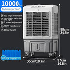  Climatiseur évaporatif Portable Avec Réservoir D'eau De 50 L - Ventilateur Brumisateur Industriel Pour Voiture Et Maison