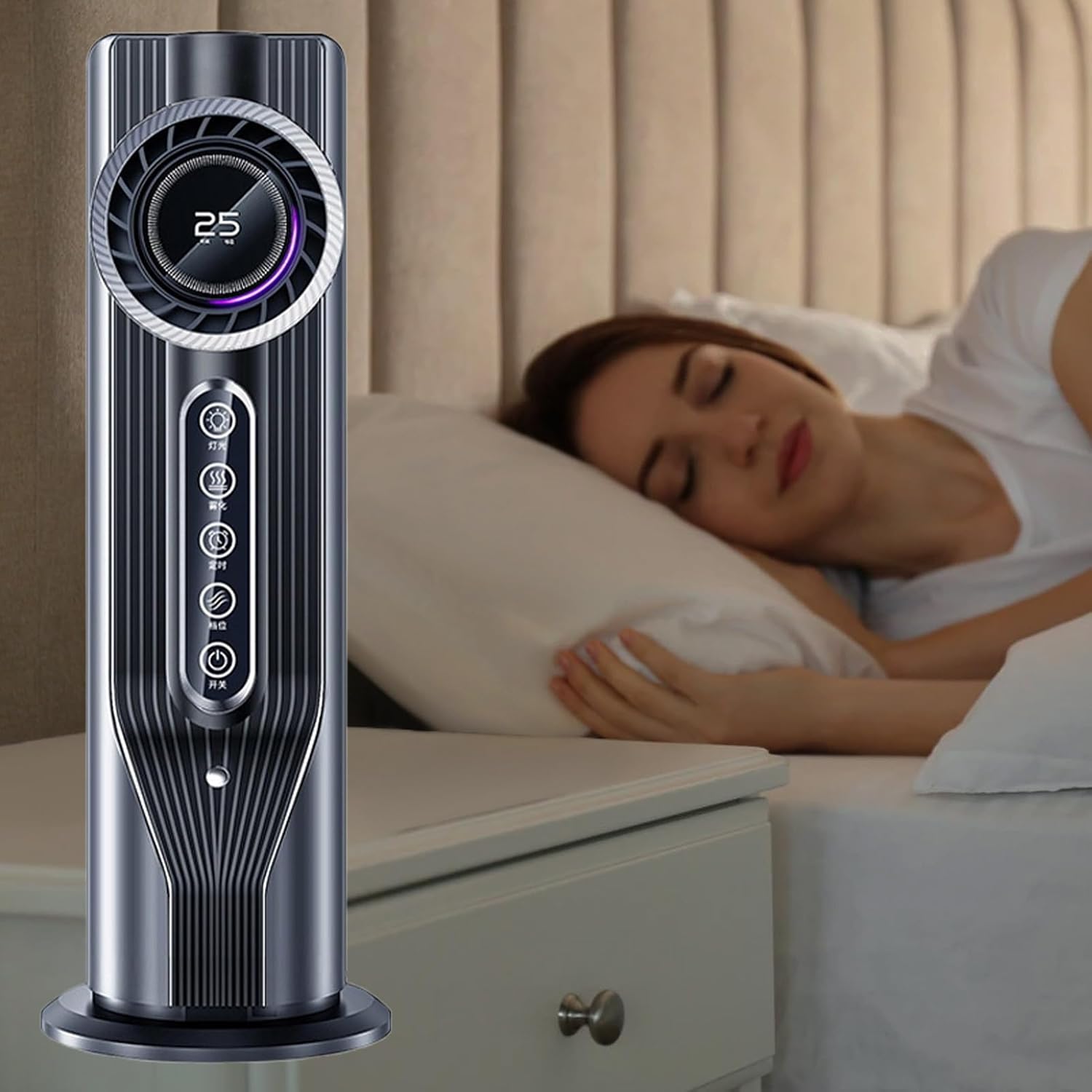  Petit Climatiseur Portable | Petit Climatiseur – Unité De Refroidissement Par évaporation Silencieuse Pour Bureau, Voiture, Camping, Tente De Dortoir, Intérieur Et Extérieur